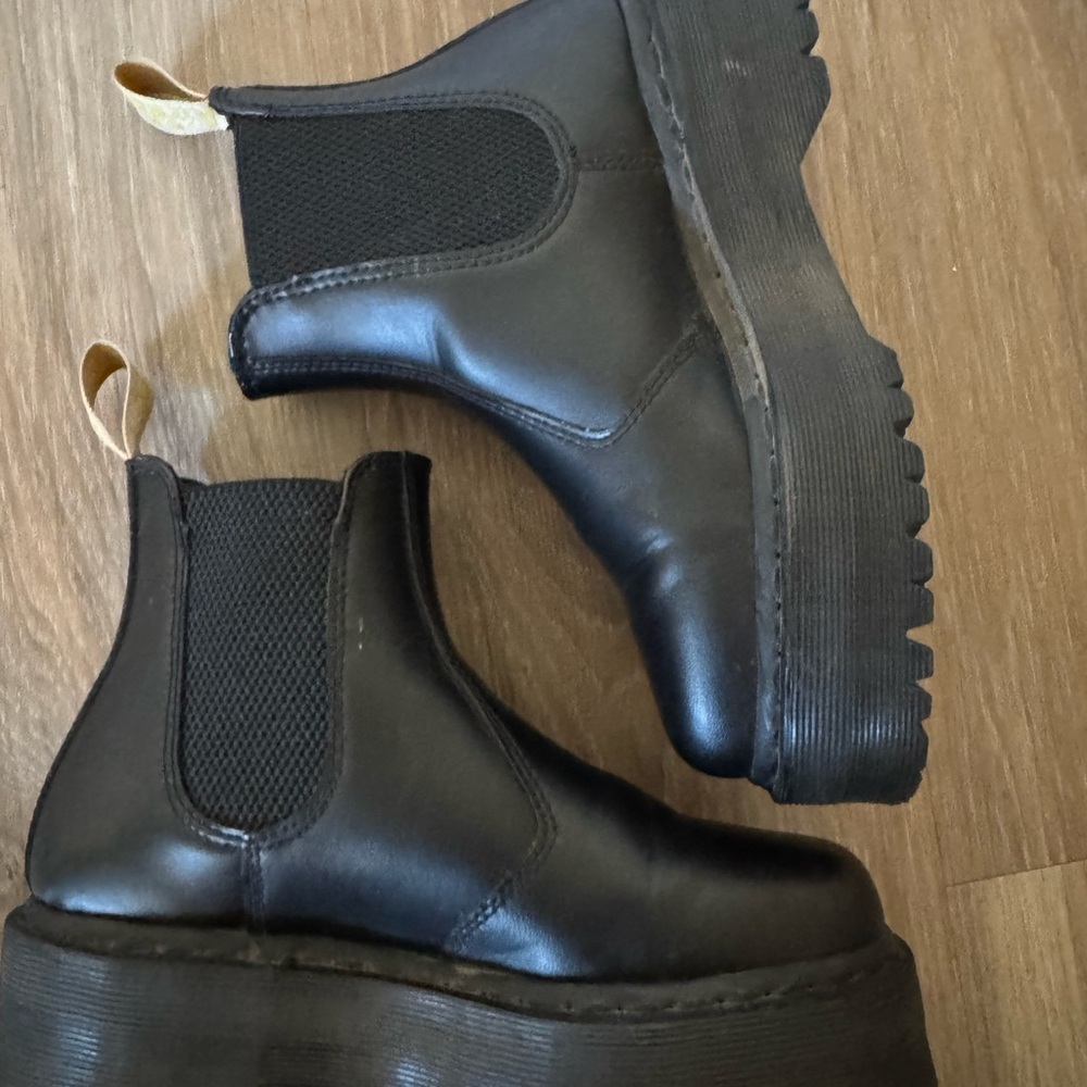 Dr. Martens Black Platform Ankle Boots - Picture 6 of 15